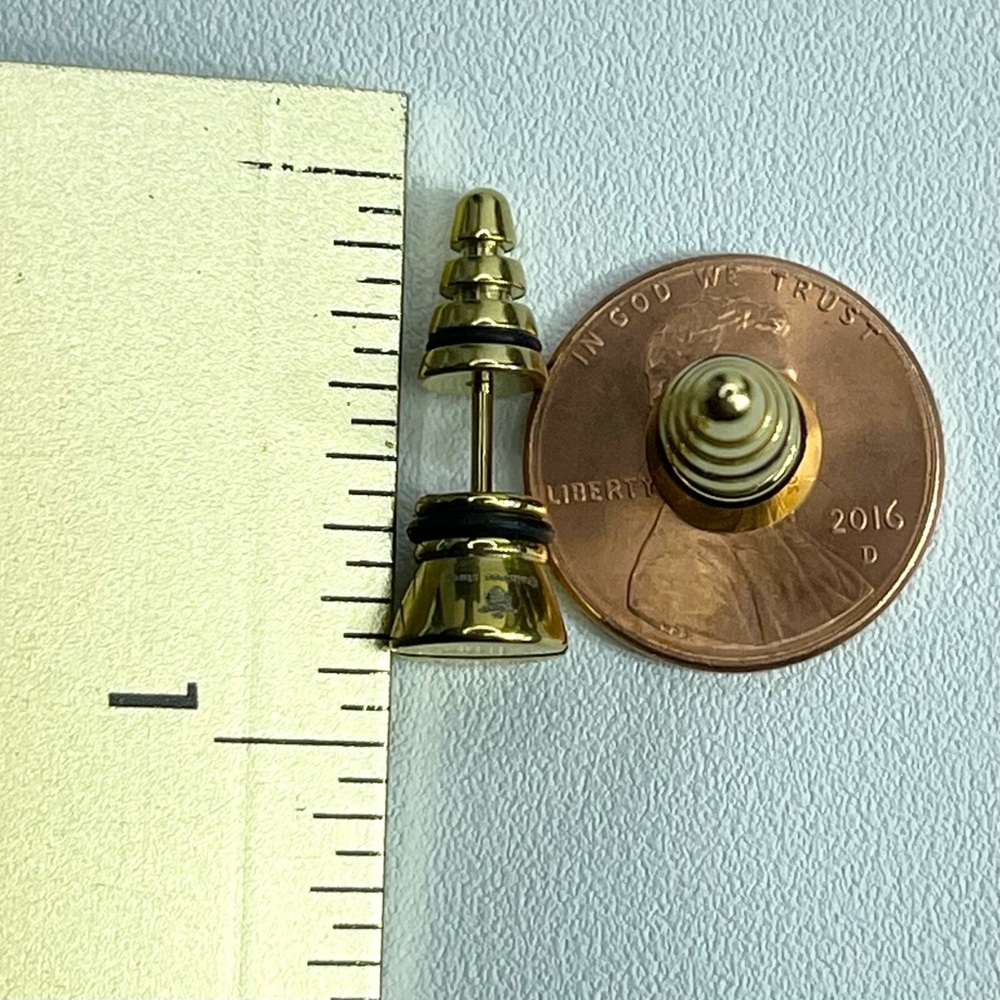 BlackJack Men’s Earrings - Picture 4 of 4